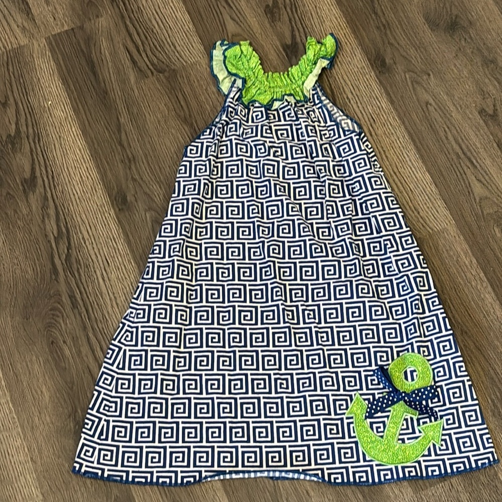 Boutique SWEET CHIC-A- DEE  Girls Size5 dress anchor
